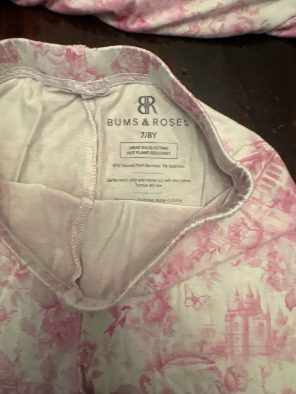 Bums & Roses Pajama Set - Picture 7 of 8